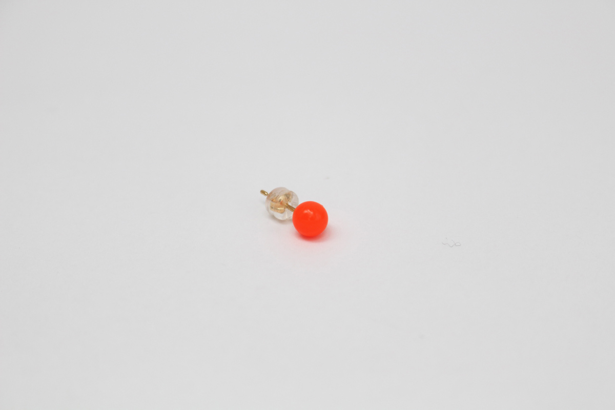 deneb_ball_bullet_pierced_earring_orange_2