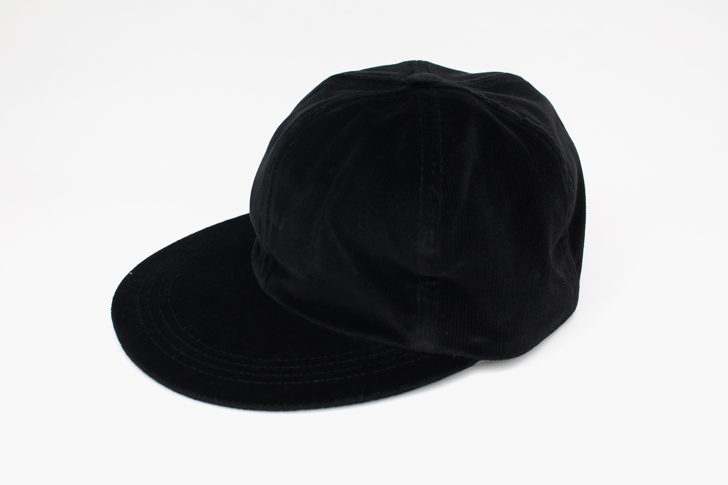 COMESANDGOES_VELVET-CORDUROY-CAP_c.BLACK_8400