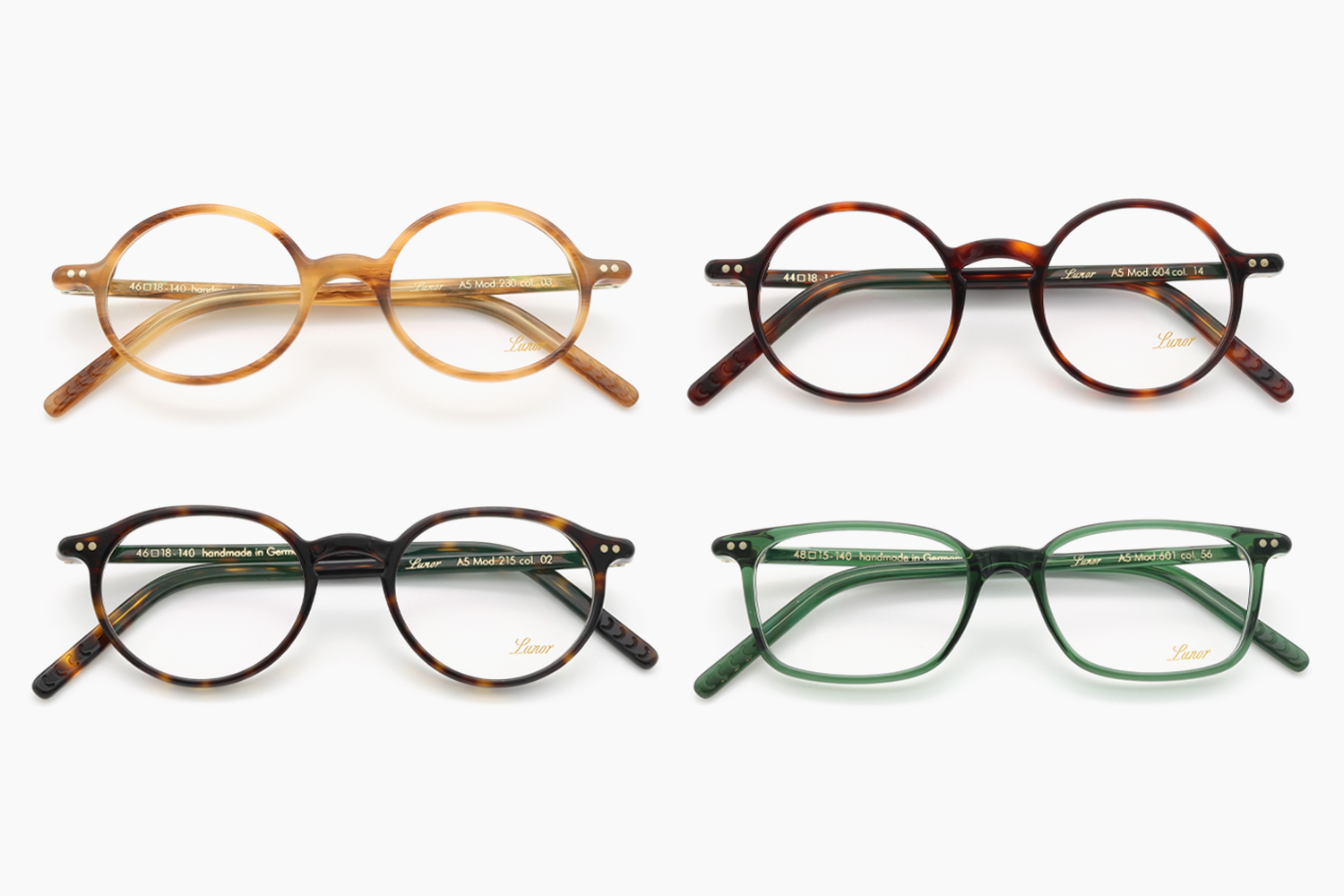 ランキングや新製品 lunor ルノア メタルフレーム 眼鏡 メガネ ドイツ